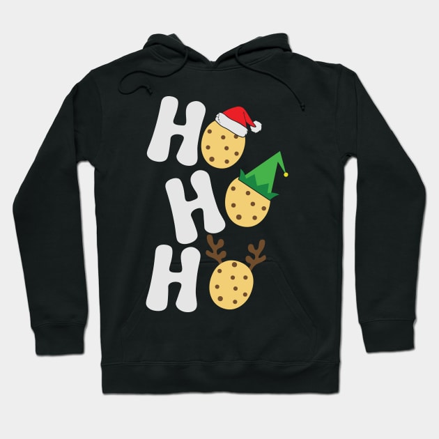 Ho Ho Ho Christmas Cookies Hoodie by BadDesignCo
